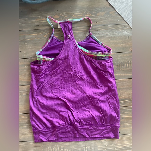 Ivivva Tank Top with shelf bra. Size 12. Great condition. - Picture 2 of 3